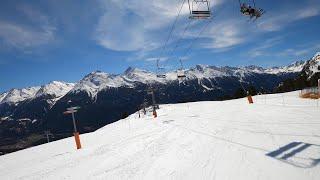 Piste Chamois & Le Jeu   Aussois ski