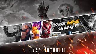 How To Make YouTube Channel Art Pt.2 | MLBB Art Banner 2021