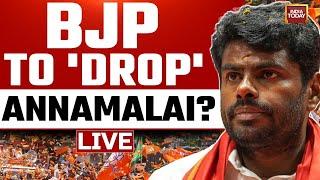 LIVE: K. Annamalai To Lose Tamil Nadu BJP Chief Post? | BJP Eyes On Alliance With AIADMK News LIVE
