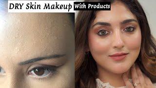 Dry skin Makeup tutorial (100%works) #beauty #beautytips  #dewymakeup #dryskin