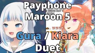 Kiara & Gura Duet - Payphone by Maroon 5 (Acoustic Guitar Ver) [Hololive]