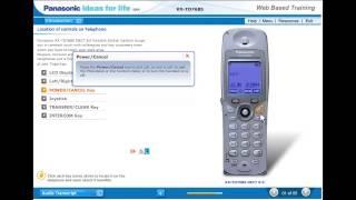 Panasonic DECT Cordless Phone Button Intro 1