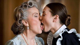 Mature Women and House maid| Lesbian Passionate Kiss