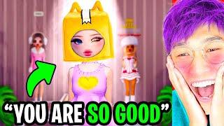 LANKYBOX Playing ROBLOX DRESS TO IMPRESS!? (NOOB vs PRO vs HACKER!)