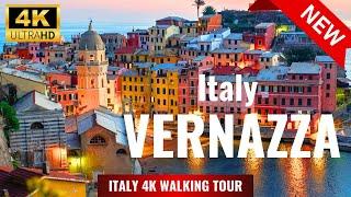 CINQUE TERRE - ITALY Walking Tour 2024 - VERNAZZA [4K/60fps]