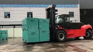 35-ton forklift is testing and ready for shipment#Forklift #DieselForklift