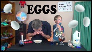 Simple science experiments with Eggs | Make Science Fun