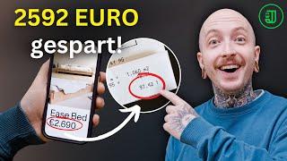 Designer Bett für 2690€?  Mit diesem TRICK habe ich es für nur 97€ SELBER GEBAUT! | Jonas Winkler