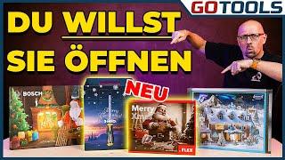 Enthüllt: 4 weitere Werkzeug-Adventskalender 2023 | Unser Vergleich mit Unboxing