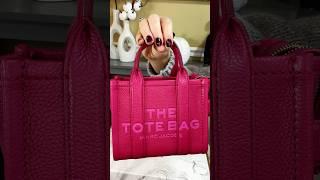 MARK JACOBS MINI THE TOTE BAG | LIPSTICK PINK | WHAT FITS! | LUX WIFE LIFE