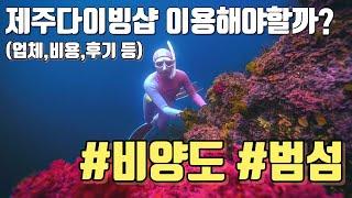 제주 다이빙샵 이용해야할까? (방법, 비용, 후기 등 정보 공유) | 비양도, 범섬 프리다이빙 |