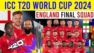 Icc T20 World Cup 2024 | Team England Final Squad | England Squad For T20 World Cup 2024