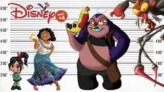 Disney Size Comparison | Biggest Characters of Disney cartoons | part 4