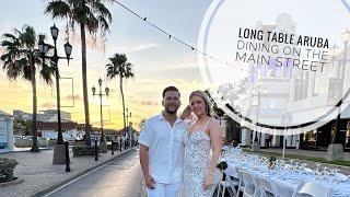 Dining with 999 other people on a street in Aruba; The Long Table Event