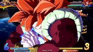 dbxclips first time playing as ssj4 Gogeta