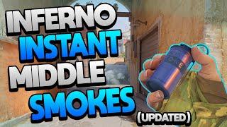 Inferno CT INSTANT Mid Smokes! - CS2