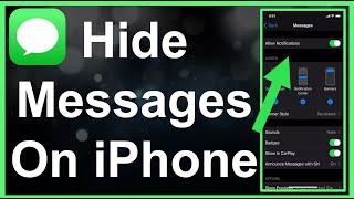 How To Hide Messages On iPhone