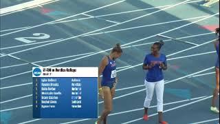 PEPSI FLORIDA RELAYS 2022 : FIRST 400M HURDLES FOR THE HEPTATHLETE ANNA HALL (FLORIDA)