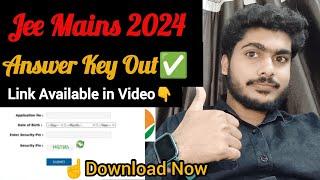 jee mains answer key 2024 Out  , JEE Main Response sheet , JEE Mains Answer key Released  #jeeexam