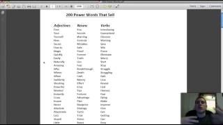 200 Power Words That Sell