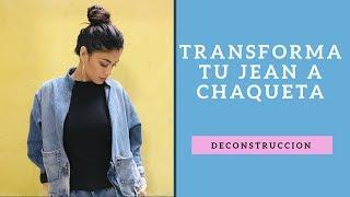 How to transform a jeans into a jaqueta