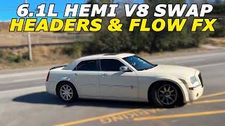 BUILT Chrysler 300 C 6.1L HEMI V8 Swap Exhaust Sound w/ Headers & Flowmaster Flow FX!