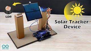 How To Make Solar Tracking System Using Arduino UNO | Step by step  | Single Axis Solar Tracker