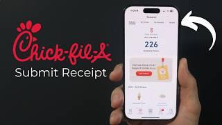 How To Submit Receipt In The Chick-fil-a App