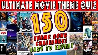 Guess The Movie Theme Song QUIZ CHALLENGE!  (150 Tracks)