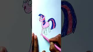 Menggambar Dan Mewarnai Kuda Poni Dalam Animasi My Little Pony