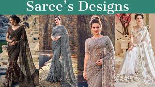 Party wear Designer Saree | Maria B | How to Wear Saree |24 Different types of Saree’s#2023