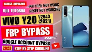 VIVO Y20 FRP Bypass || VIVO v2043 google account Remove Final solution Step-by-Step Guide [2023]