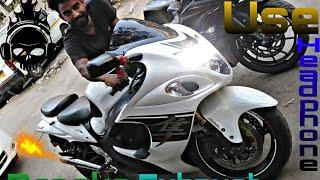 Suzuki Hayabusa ka unbelievlable sound |Brocks exhaust | Puran motor