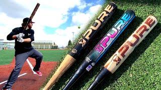 Hitting with the PURE 240-Stamp USSSA Slowpitch Bats | Integrity 2, J. Branch 12", & JM22 (review)
