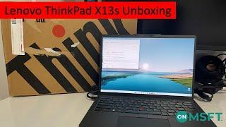 ARM-powered Lenovo ThinkPad X13s Unboxing & Impressions