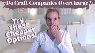 6 MUCH Cheaper Alternative Craft Products! MUST See Before You Buy! Save Money!