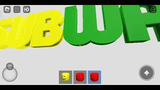 Destroying the Subway logo in Roblox