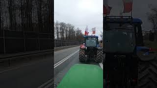 Brzesko - Protest Rolników i Myśliwych.  20.02.2024
