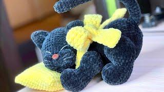 Sleeping CAT crochet / Sleeping CAT crochet Pattern ETSY / Crochet cat TUTORIAL