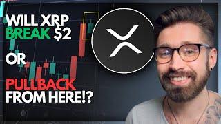 XRP PRICE PREDICTION 2024XRP RIPPLE BREAK $2 OR PULLBACK FROM HERE!? WATCH FOR THIS