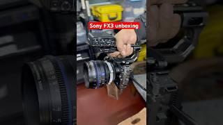 Sony FX3 unboxing