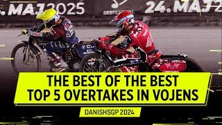 TOP 5 OVERTAKES from the #DanishSGP 2024  | FIM Speedway Grand Prix