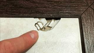 TILE REPAIR - How to perfectly fix a large chip on the floor yourself