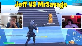 Asian Jeff VS MrSavage 1v1 TOXIC Buildfights!