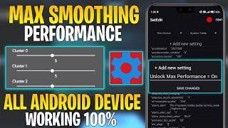 Unlock Max Smoothing Performance || Stable FPS & Performance !! No Root