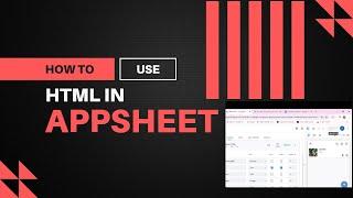 How to use html in appsheet full explain in hindi