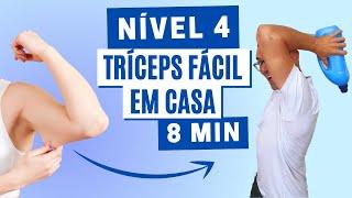 3 MELHORES EXERCÍCIOS PARA TRICEPS EM CASA | Nível 4 | Melhorar o braço mole