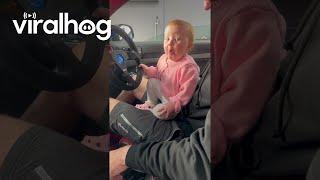 Dad Revs His Car for His Daughter || ViralHog