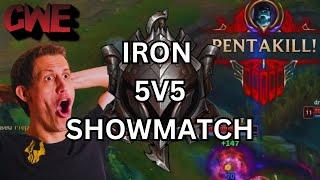 CAPTAINFLOWERS CASTS THE IRON 5v5 SHOWMATCH | CWE DAY 1