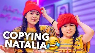 COPYING What NATALIA Does For 24 HOURS!! | Ranz and Niana